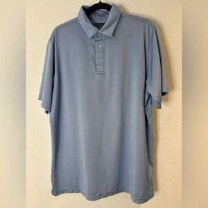 Pebble Beach Sky Blue Polo Shirt Size XL
